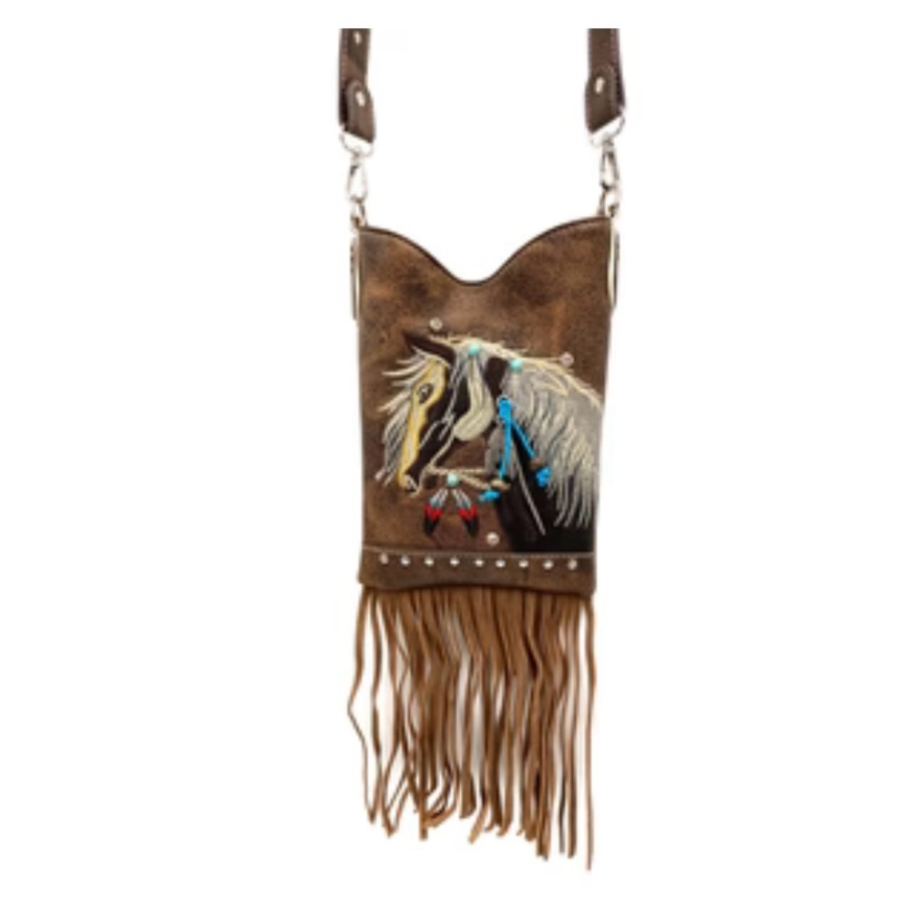 Horse Crossbody Western Messenger Pouch
